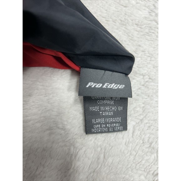 Pro Edge Ohio State Red & Black Reversible Pullover Windbreaker Jacket Size XL - Picture 3 of 9